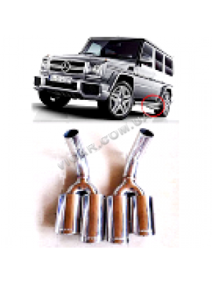 Насадки глушителей с надписью AMG на Gelandewagen